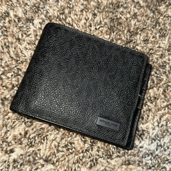 Michael Kors Monogram Black Wallet
