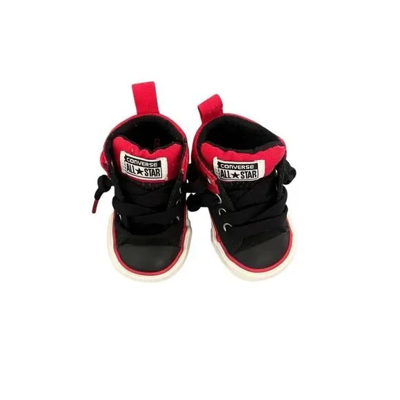 Converse Red‎ and Black Shoes Size 2