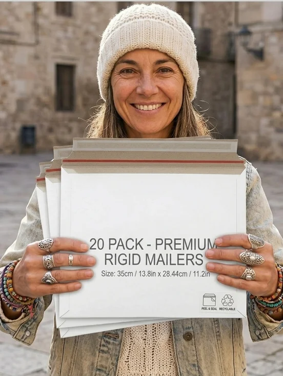 🍎 NEW 20-Pack Premium Rigid Document Mailers (11.2