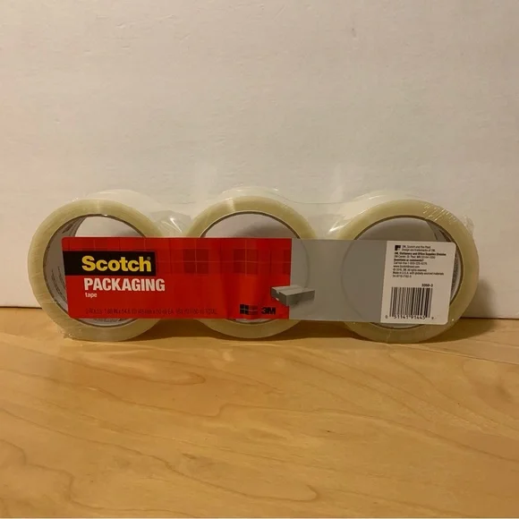 Scotch 3 Pack Shipping Packaging Tape