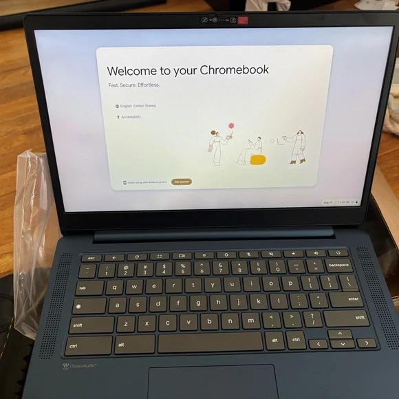 Lenovo Laptop - Elegant Blue Finish