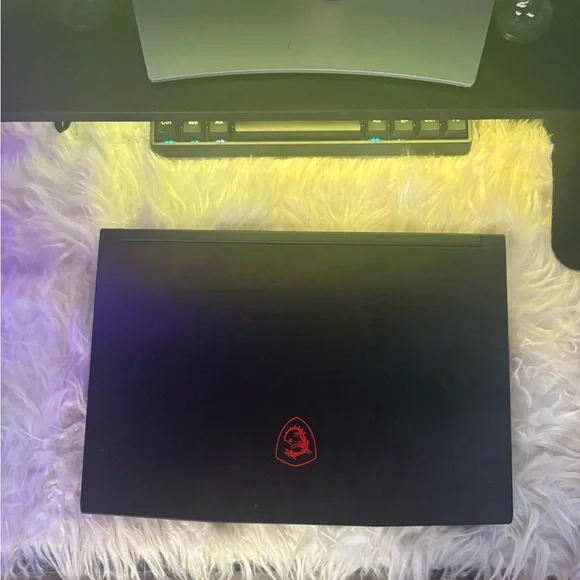 MSI Black and Red Gaming Laptop