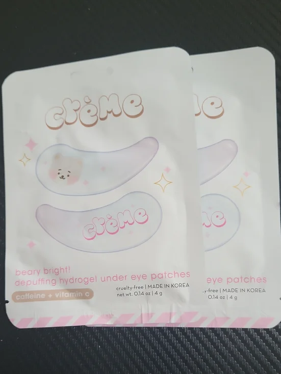 New Crème Depuffing Hydrogel Under Eye Patches