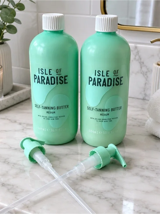 (1) Isle of Paradise Self-Tanning Butter (Medium) - Huge Jumbo Size, Brand New!