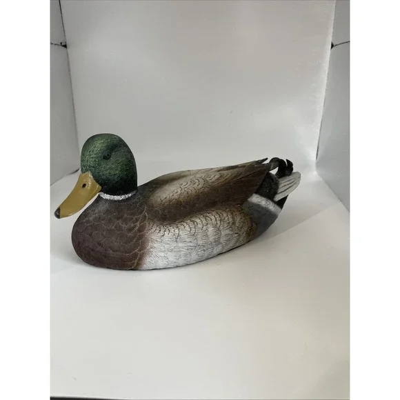 Jules A. Bouillet 1989 Mallard Duck‎ Decoy Resin Shaker Prairie Shop 7