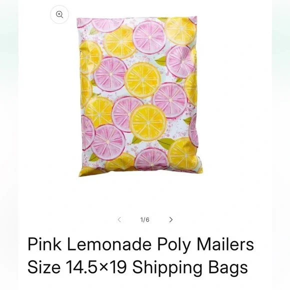 Pink Lemonade Poly Mailers 14.5 x 19