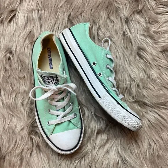 Converse All Star Kids Unisex Light Green Sneakers