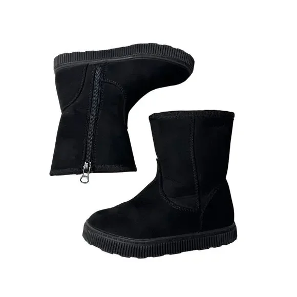 Cat & Jack Toddler Girls Pip Boots Black Size 10