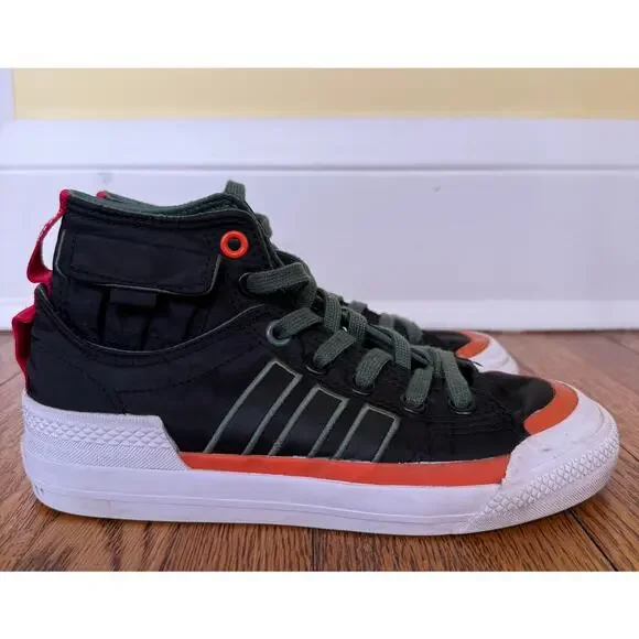 Adidas Boys' Nizza Hi DL Sneakers Size 4.5