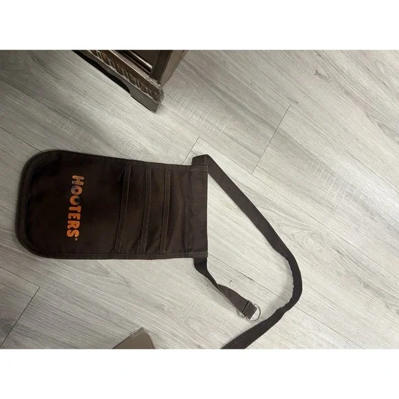 New Authentic Hooters Girl Uniform Brown Money Pouch