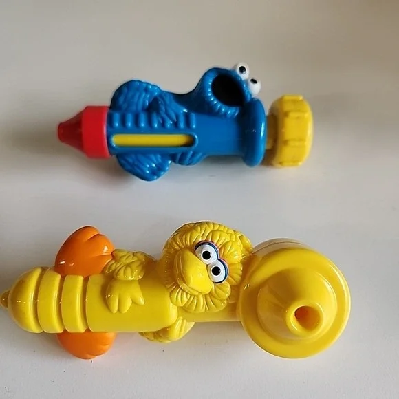 Sesame Street Doctor Kit BIG BIRD Cookie Monster Otoscope Vintage 1998‎