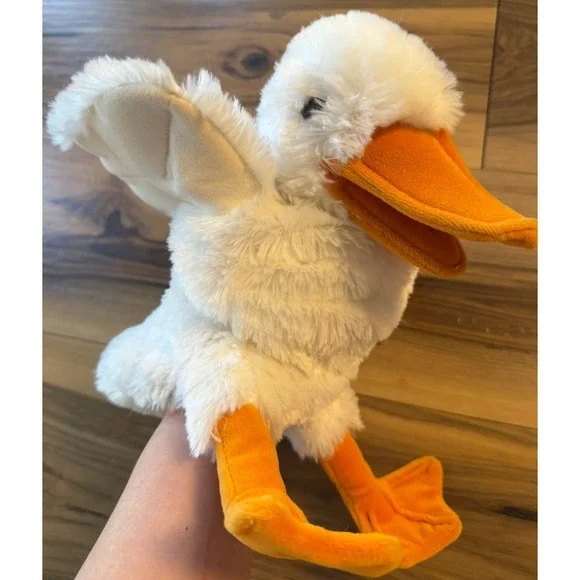 Folkmanis Small Duck Hand Puppet Plush Bird Animal Puppet Theater Toy 3090