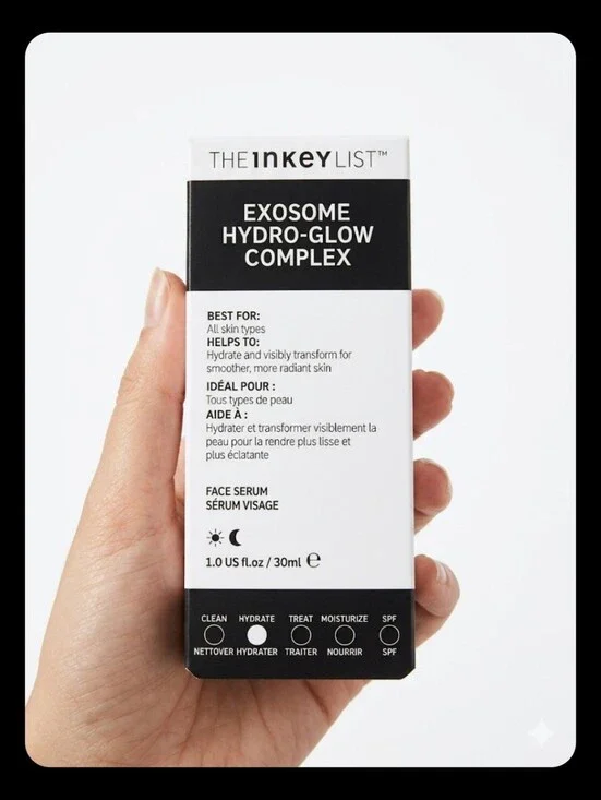 The INKEY List Exosome Hydro-Glow Complex Face Serum, NIB