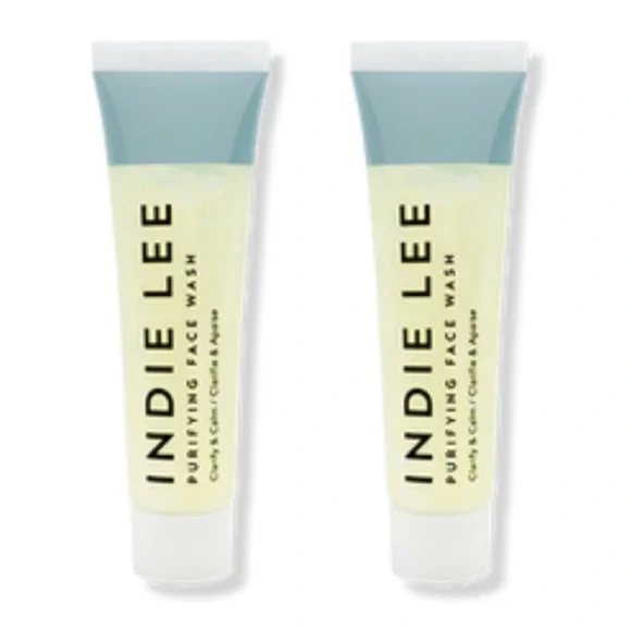$5❤️‍🔥 LAST 1! INDIE LEE Purifying Face Wash Cleanser 2PK 🧼 NEW Clean Skincare