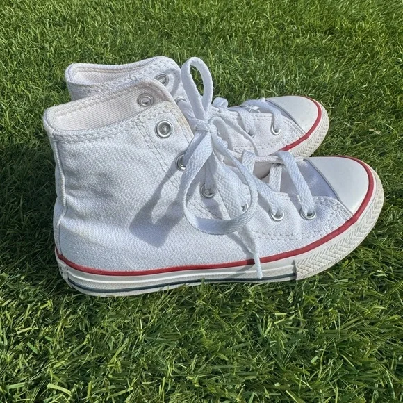 Converse Chuck Taylor All Star High-Top sneakers in optical white canvas