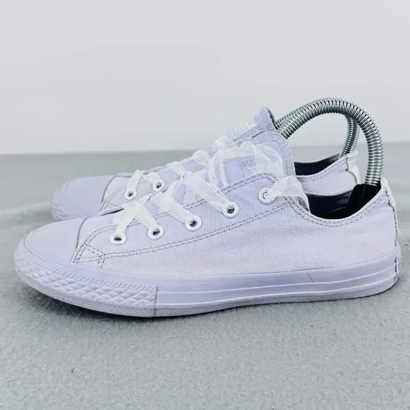 Converse All‎ Star Canvas Sneakers Lavender Youth Low Top US 3 Pastel Purple