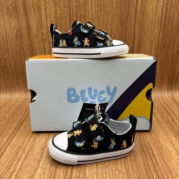 Converse X Disney Bluey Sneakers Infant Size 5 Black New Chuck Taylor All Star