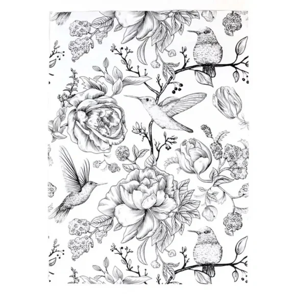 25 large polymailers 12x15 inches vintage birds boho print designer plastic bag