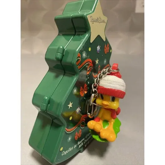 Tweety Bird Figure Clip On Key Chain-Christmas Tree‎ Box Russell Stover