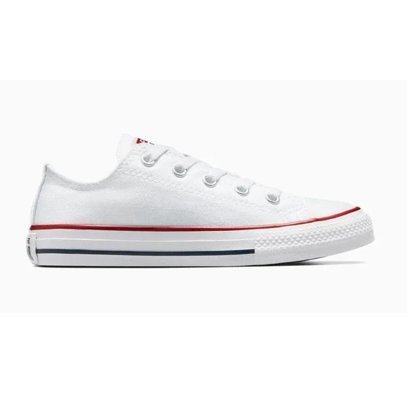 Converse Chuck Taylor‎ All Star Low Top White Youth Sneakers Size 2 NWB