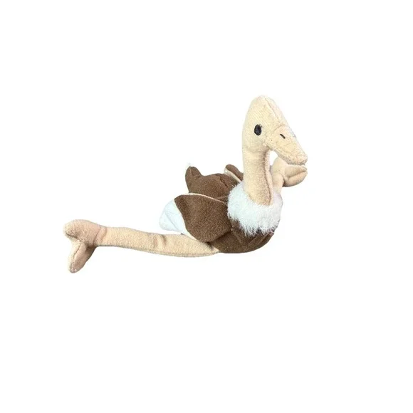 TY Beanie Baby – STRETCH the‎ Ostrich (6.5 in) With Tags Vintage