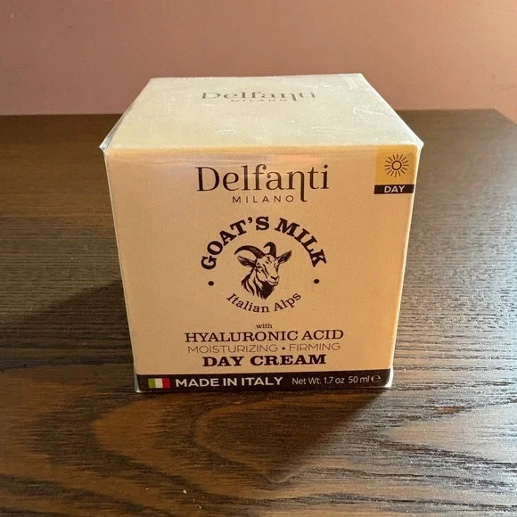 Delfanti Milano Day Cream Unisex 1.7oz White New‎ Goat's Milk Hyaluronic Acid
