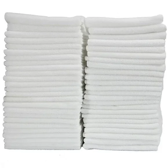 50 Pack Dishrag Wash Cloth Dish Cloths & Dish Towe