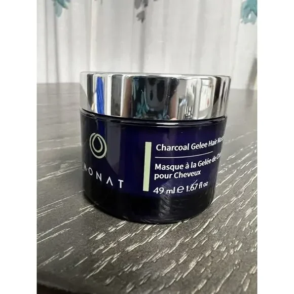 Monat Charcoal Gelee Hair Masque Mask 1.67 fl oz 49 ml - New