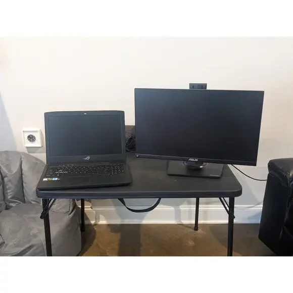Gaming Laptop and Monitor Bundle for Dual Screen Setup