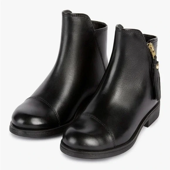 Geox Girls Chelsea LEATHER Ankle Boots size 34 M EU (3 M US)