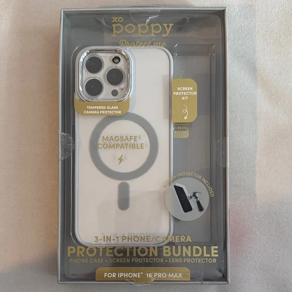 NIB 🤍 Protection Bundle for Apple iPhone 16 Pro Max 🤍