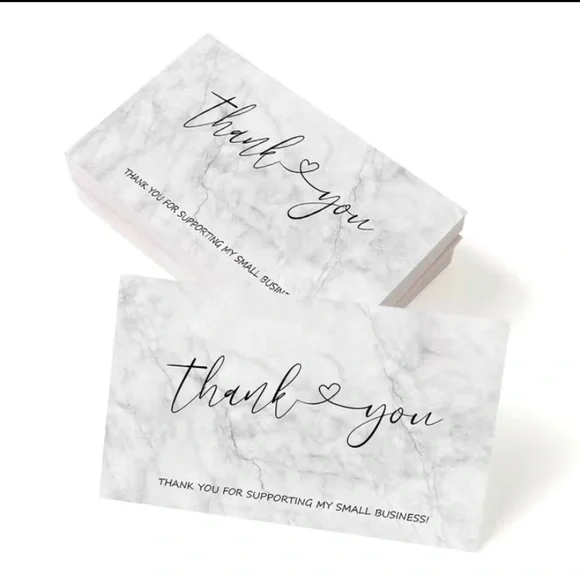 50 pieces thank you cards‎