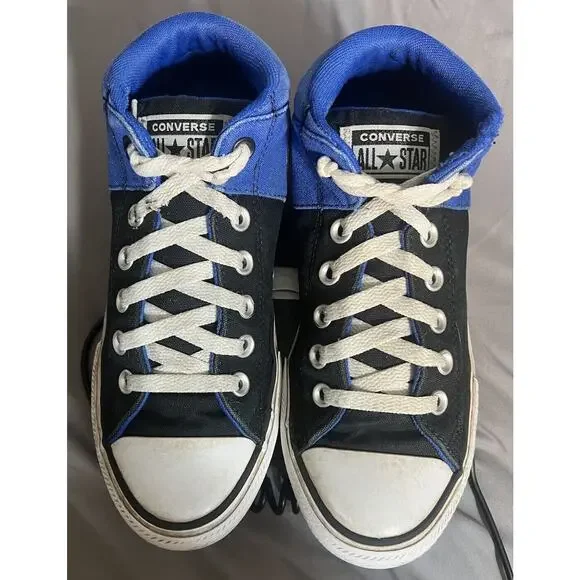 -SHOES converse chuck taylor all star Blue and Black Size 6.