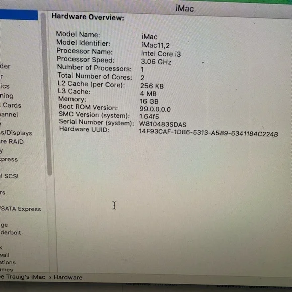 Silver Laptop with Advanced Hardware and Mac System Interface
