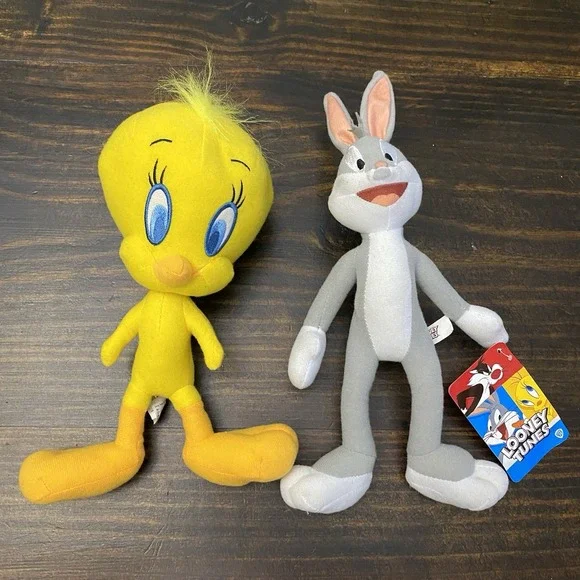 Looney Tunes Bugs Bunny Tweety Bird Plush Stuffed Animal Toy With Tags‎