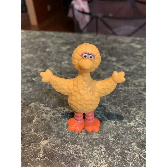 Big Bird Figure from '90 Illco/Tyco Sesame Street‎ 123 Neighborhood Playset