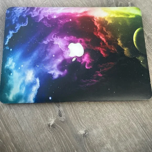 Colorful Galaxy MacBook Air + Case!
