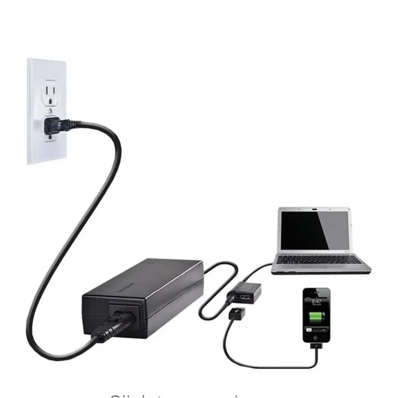 Targus APA32US Laptop Charger With USB Fast Charging Port