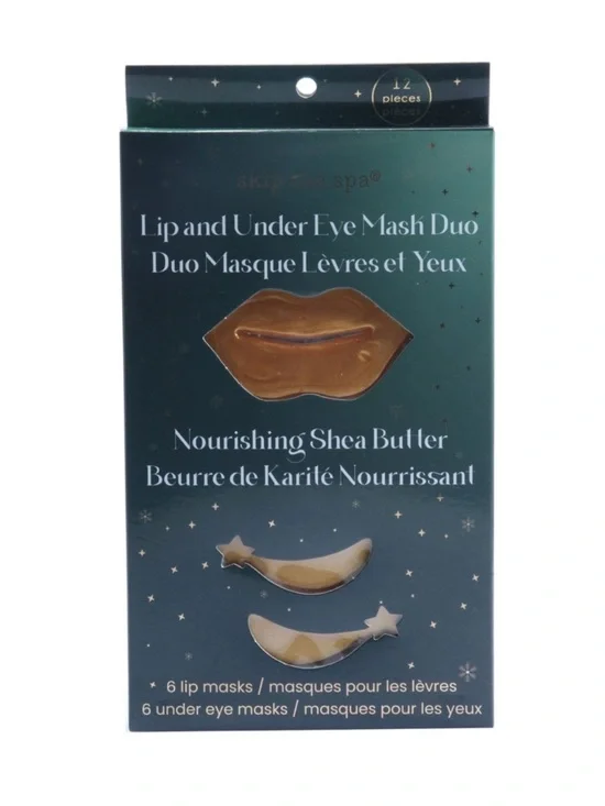 NEW Skip the Spa Undereye and Lip Mask Duo, Set of 6 each