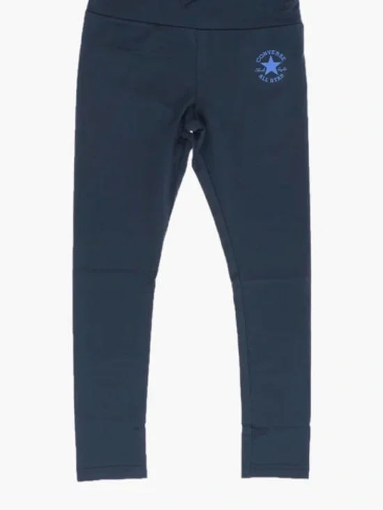 Converse Girls' Navy Logo Leggings