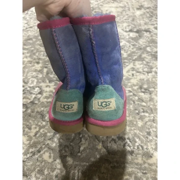 Girls‎ Color block Ugg Australia Suede Boots Size 3