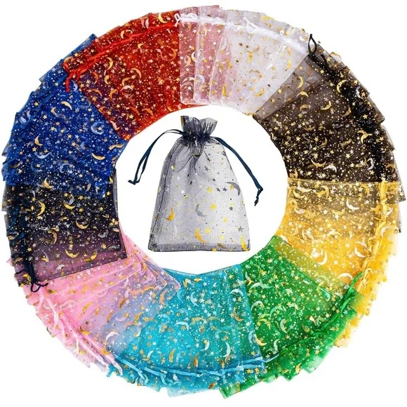 20 Organza Bags 4x6 Various Colors