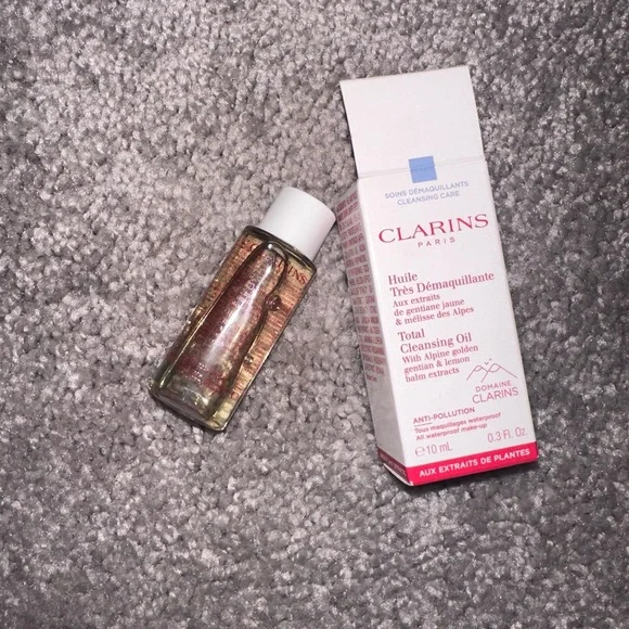 NWT clarins skincare mini total cleaning oil