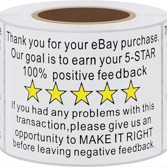 Seller Thank You Stickers