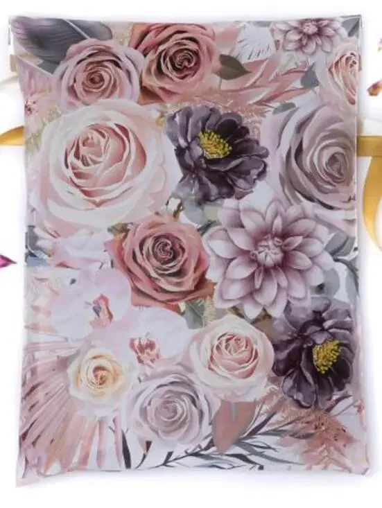 20-pack 10 x 13 Boho Floral Designer Poly Mailers
