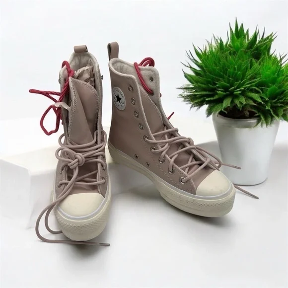 Converse Chuck Taylor AS LIFT X High-Top Platform Sneakers Boots Women's Size 4