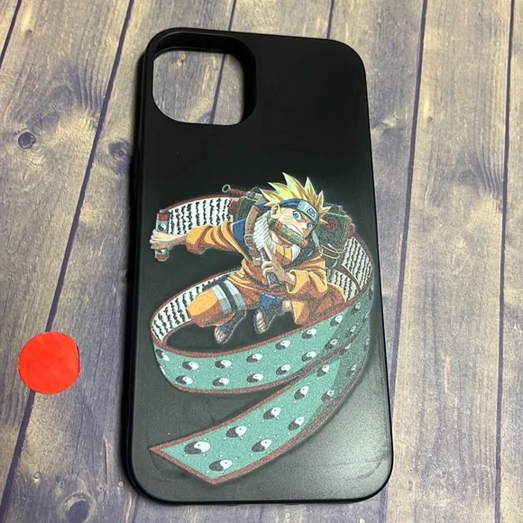 5for$10 iPhone 14 Phone case - Anime Naruto scroll case - Matte black