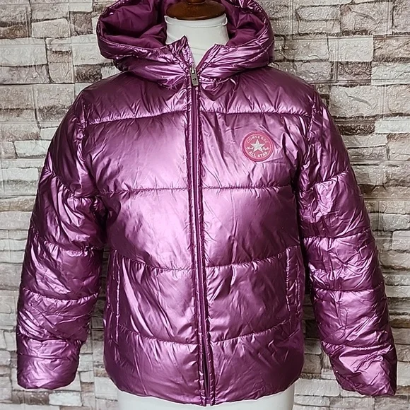 Converse Full Zip Metallic Jacket