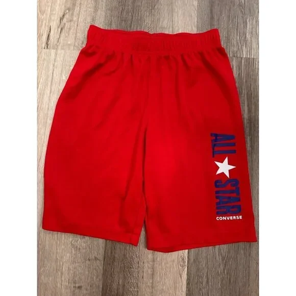Converse All Star Red Gym Shorts size youth large