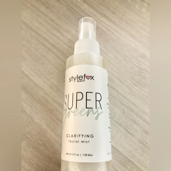 Stylefox Beauty Super Greens Clarifying Facial Mist 4 fl oz. NEW